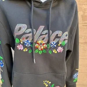 PALACE | Sweaters | Palace Flower Stitch Hoodie | Poshmark